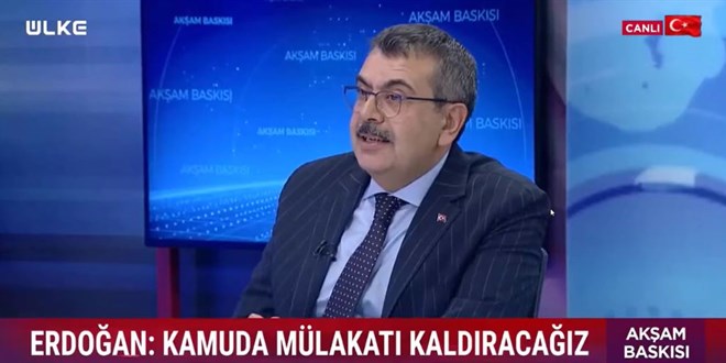 Bakan Tekin 'Mülakatlar Kalkacak mı?' sorusuna yanıt verdi
