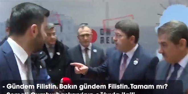 Adalet Bakanı: Gündem Filistin tamam mı, arkadaş!'