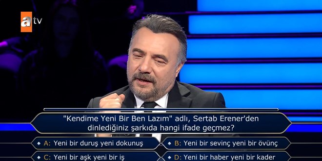 'Kendime Yeni Bir Ben Lazım' adlı, şarkıda hangi ifade geçmez?