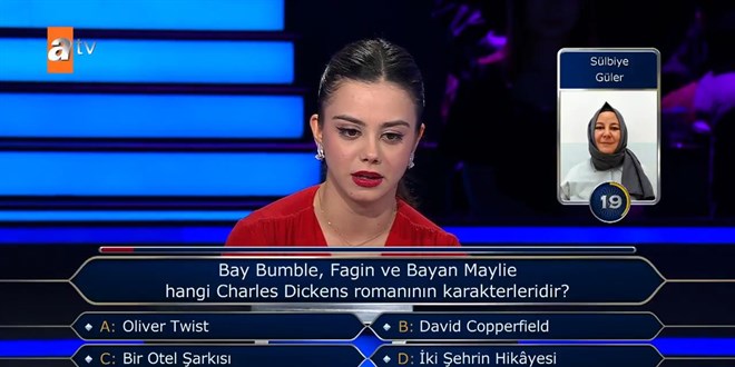 Fagin ve Bayan Maylie hangi Charles Dickens romanının karakterleridir?