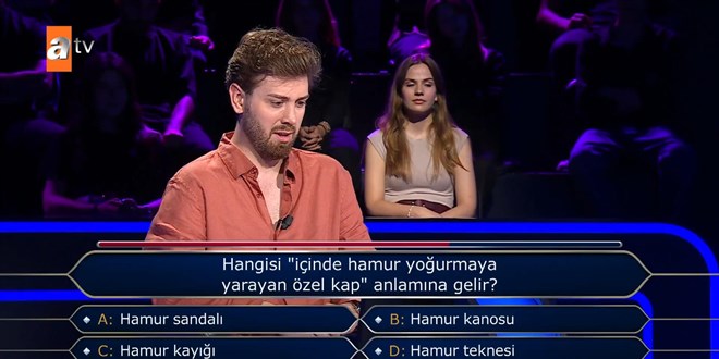 Hangisi 'içinde hamur yoğurmaya yarayan özel kap' anlamına gelir?