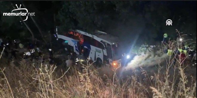 Yozgat'ta �arampole devrilen yolcu otob�s�nde 11 ki�i hayat�n� kaybetti