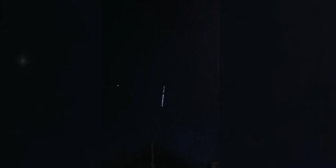 Erzincan'da Starlink uydular� g�r�nt�lendi