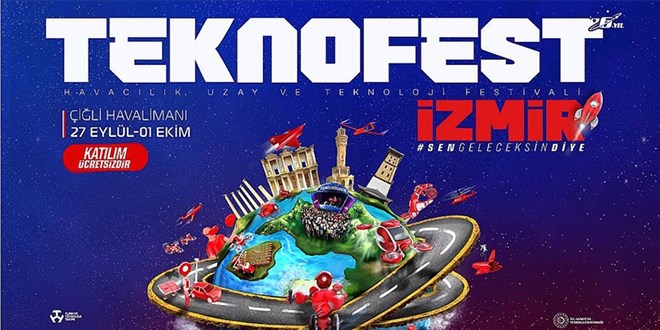 TEKNOFEST �zmir, kap�lar�n� a�t�