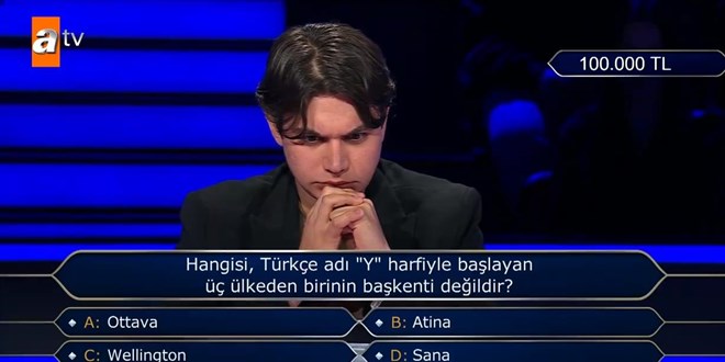 T�rk�e ad� 'Y' harfiyle ba�layan �� �lkeden birinin ba�kenti de�ildir?