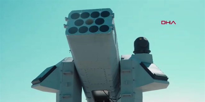 'Levent yak�n hava savunma sistemi', ilk at�� testini ba�ar�yla ge�ti