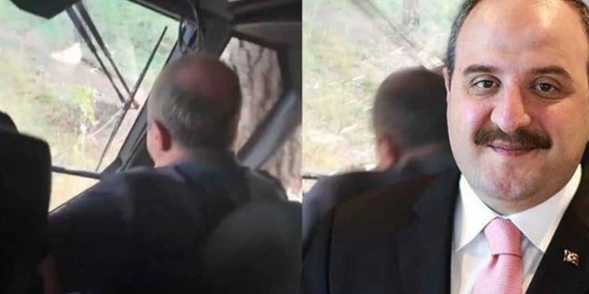 Milletvekili Varank, arazi arac�yla gezerken a�aca �arpt�