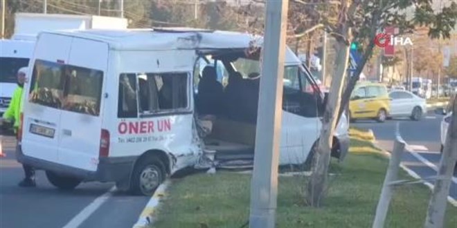 Mardin'de t�r ile i��i servisi �arp��t�: 11 yaral�