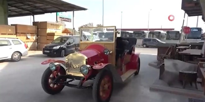 Nostalji a���� gen� 1925 model otomobilin elektriklisini yapt�