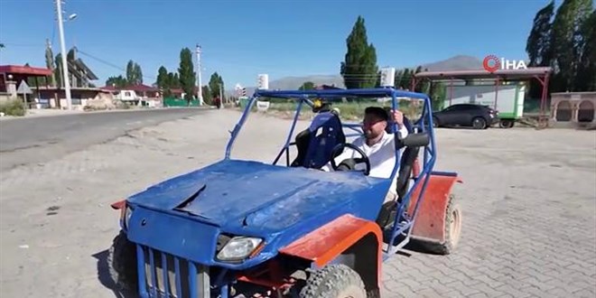 Su Borularyla Arazi Arac retti 80 Km Hza Ulayor