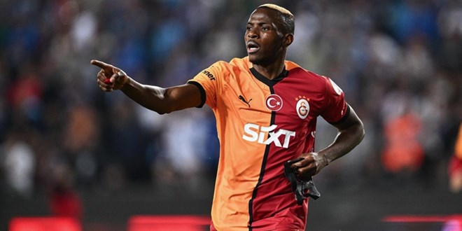 Galatasaray'dan Osimhen i�in sakatl�k a��klamas�
