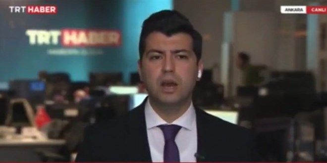 TRT Haber canl� yay�n�nda �ok anlar: 'Yeter' diye ba��rd�!