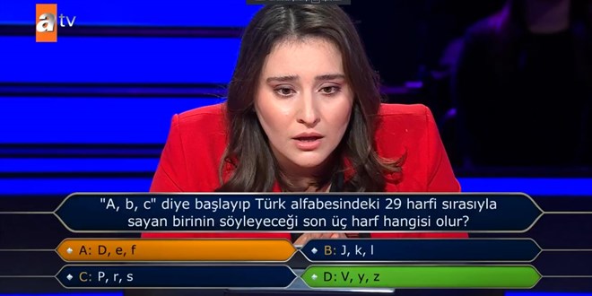 �lk soruda elendi!