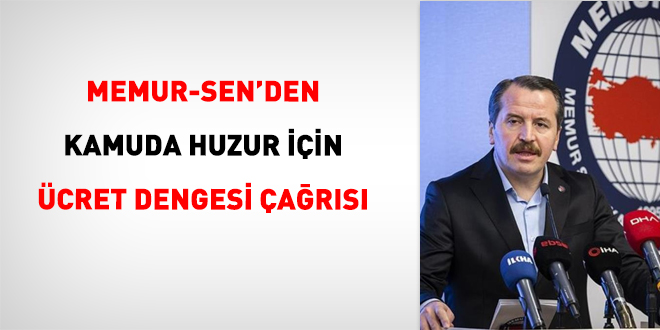 Memur-Sen'den Kamuda Huzur ��in �cret Dengesi �a�r�s�