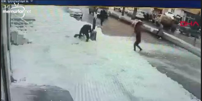 �at�dan d��en kar k�tlesi gen� k�z�n hayat�na mal oldu