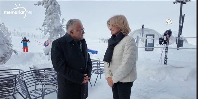 Eski Ba�bakan �iller Erciyes'te tatil yap�yor