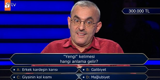 'Yengi' kelimesi hangi anlama gelir?