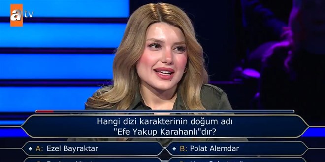 Hangi dizi karakterinin do�um ad� 'Efe Yakup Karahanl�'d�r?