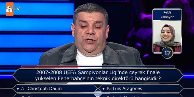 2007- 2008 UEFA �ampiyonlar Ligi'nde �eyrek finale y�kselen Fenerbah�e'nin teknik direkt�r� hangisidir?