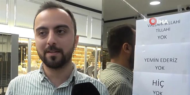 Vatanda� ak�n etti! Kuyumcu �areyi b�yle buldu