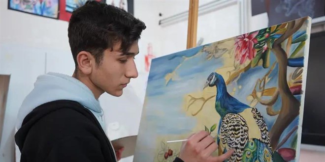 ��rnakl� ressama ABD'den tam burs: Sanat�n Aziz Sancar'� olmak istiyorum