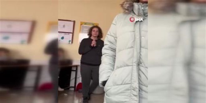 Sald�rgan�n s�n�fta �ekildi�i g�r�nt�ler ortaya ��kt�