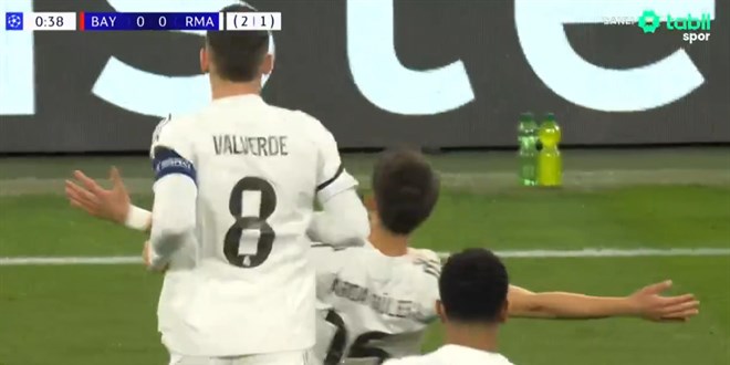 Arda G�ler'in 35. saniyede att��� ola�an�st� gol