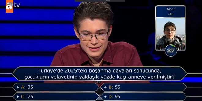 2025'teki bo�anma davalar�nda, �ocuklar�n velayetinin yakla��k y�zde ka�� anneye verilmi�tir?