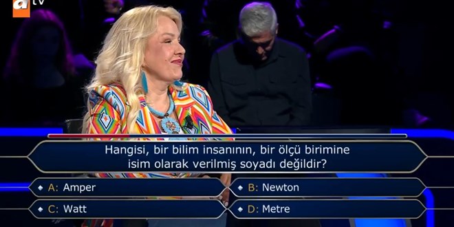 Bir bilim insan�n�n, bir �l�� birimine isim olarak verilmi� soyad� de�ildir?