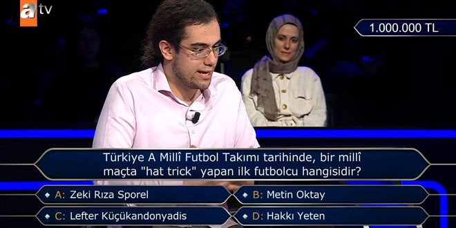 1 Milyon TL'lik soru a��ld�!