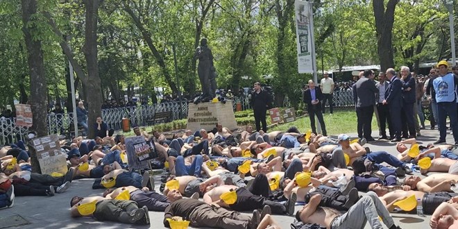 Ankara'daki maden i��ilerinin eylemi uzla�mayla sona erdi