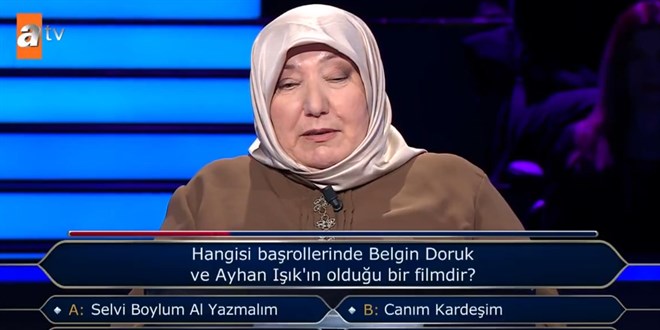 Hangisi ba�rollerinde Belgin Doruk ve Ayhan I��k'�n oldu�u bir filmdir?