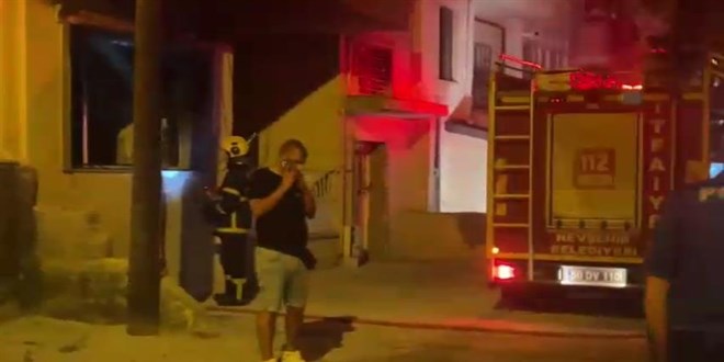 Nev�ehir'de tart��t��� a�abeyinin evini yakt�