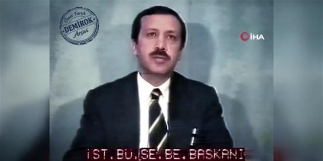 Erdo�an'�n 32 y�l �nceki konu�mas� g�n y�z�ne ��kt�