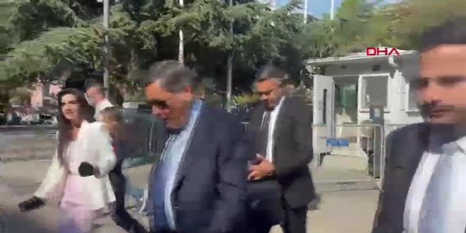 G�k�ek, ifade vermek i�in Ankara Adalet Saray�'na geldi
