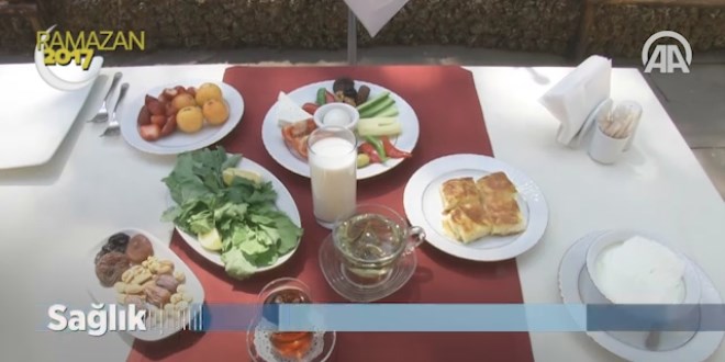 Sa�l�k Bakanl���ndan '�rnek' ramazan sofras�