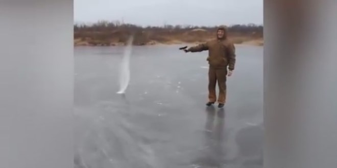 Buzun �zerine ate� etti bak�n sonra ne oldu?