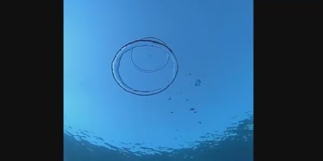 �arp��an su halkalar�n�n a��r �ekimde g�r�nt�leri