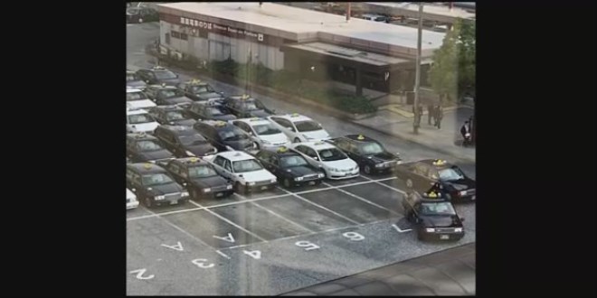 Japon taksicilerin m�thi� s�ra bekleme d�zeni