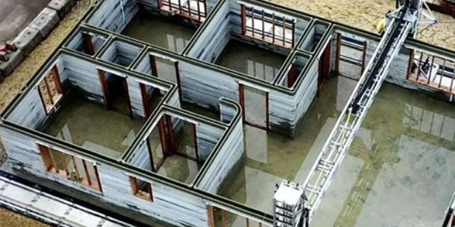 3D yaz�c�yla 175 metrekarelik evi 48 saatte in�a ettiler