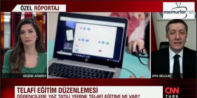 Bakan Sel�uk'tan 'yaz tatili' a��klamas�