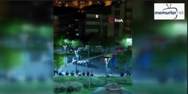 Sosyal mesafeyi hi�e say�p 'uzun e�ek' oynad�lar