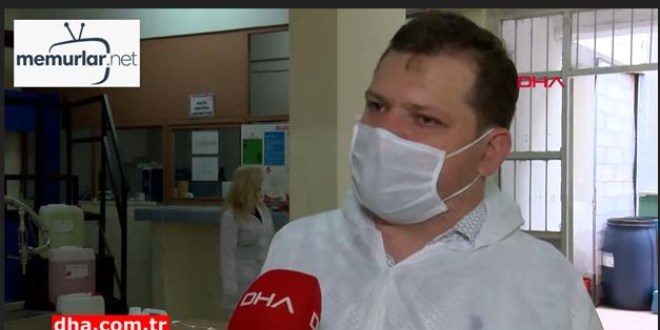 Lise m�d�r�, ��rencileri i�in gece g�nd�z dezenfektan �retiyor