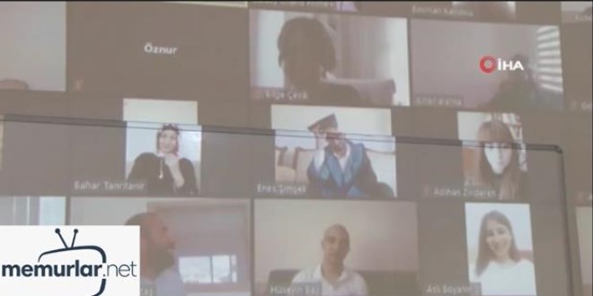 Atat�rk �niversitesi'nde online mezuniyet t�reni