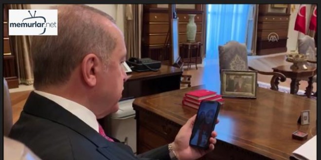 Erdo�an, F klavye birincisi Nisa ile telefonda g�r��t�