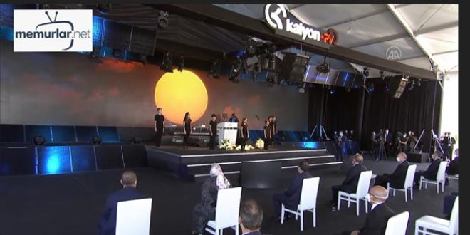 Kalyon G�ne� Teknolojileri Fabrikas� A��l�� T�reni