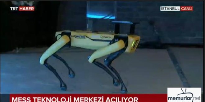 MESS Teknoloji Merkezi'ni robot deste�iyle a�t�.