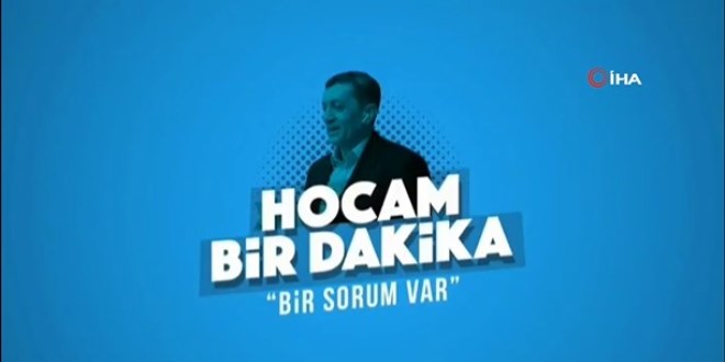 Bakan Sel�uk'tan 'Hocam Bir Dakika, Bir Sorum Var' payla��m�