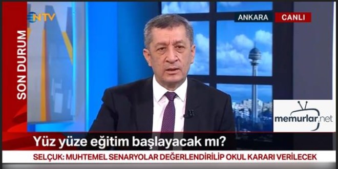 Bakan Sel�uk'tan y�z y�ze e�itim a��klamas�