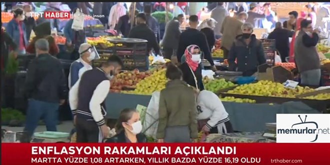 Mart ay� enflasyon rakamlar� a��kland�